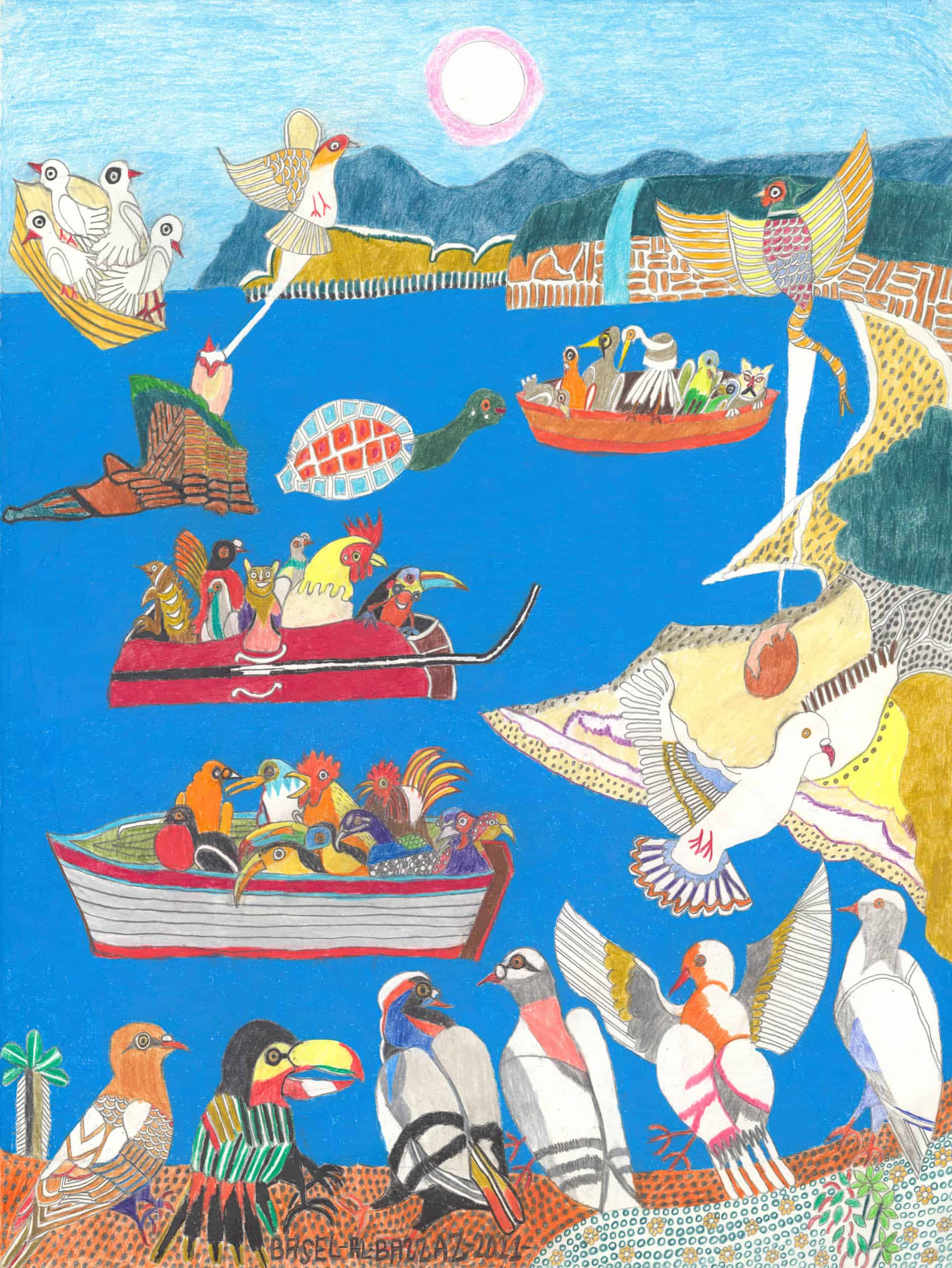al-bazzaz basel - Arche Noah der Vögel / Noah's Ark of birds