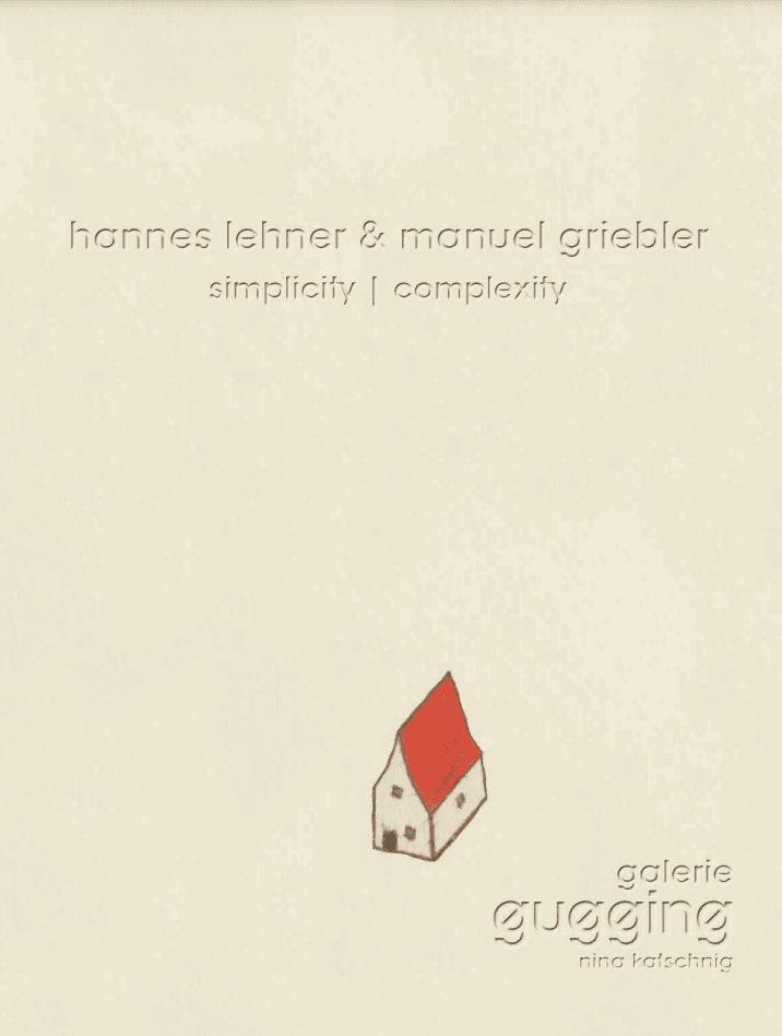 catalogue hannes lehner & manuel griebler