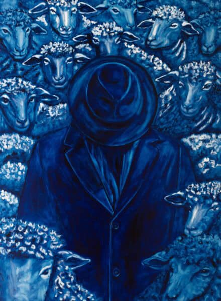 Das blaue Schaf/The blue sheep