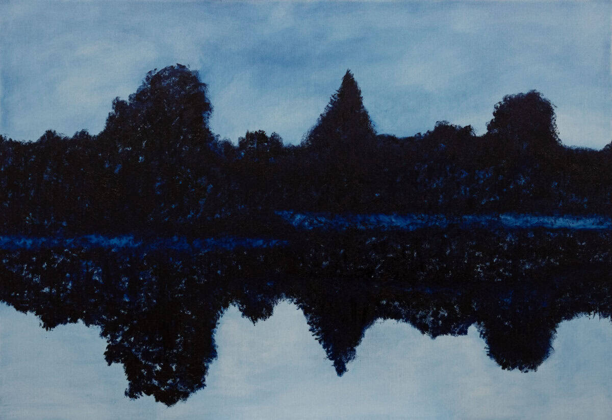 Blaue Donauspiegelung/Blue Danube reflections