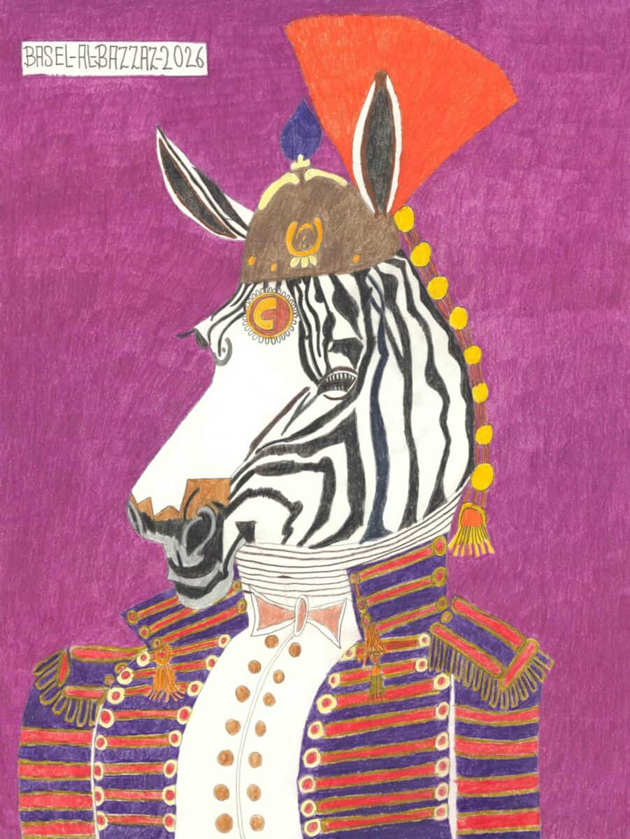 Basel Al-Bazzaz, Zebra Schick und Schön/ Zebra Chic and Beautiful, 2026