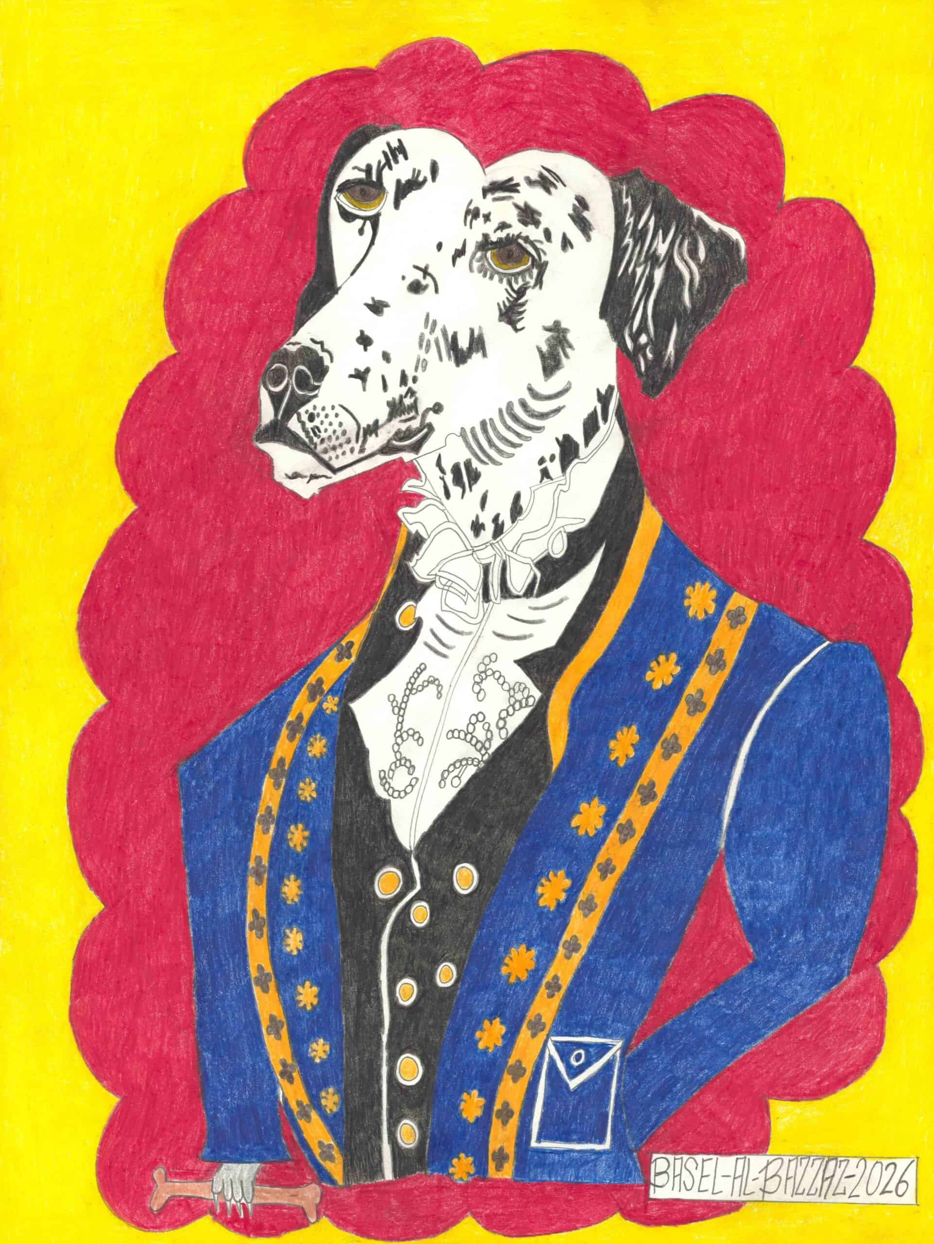 al-bazzaz basel - Dalmatiner in Staatsrobe/Dalmatian in a state robe