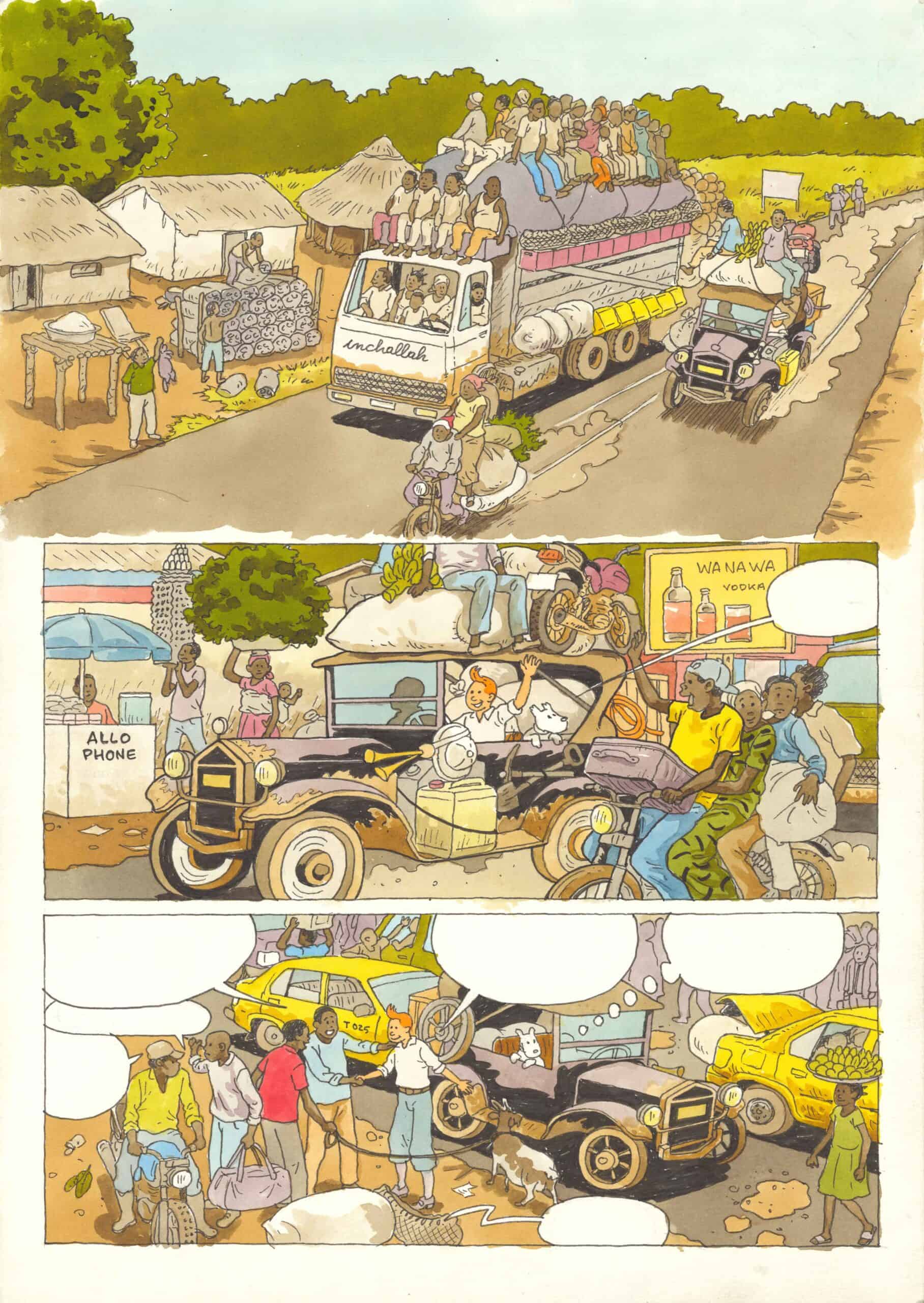 Kassaï Didier - Tim und Struppi in Zentralafrika / Tintin in Central Africa