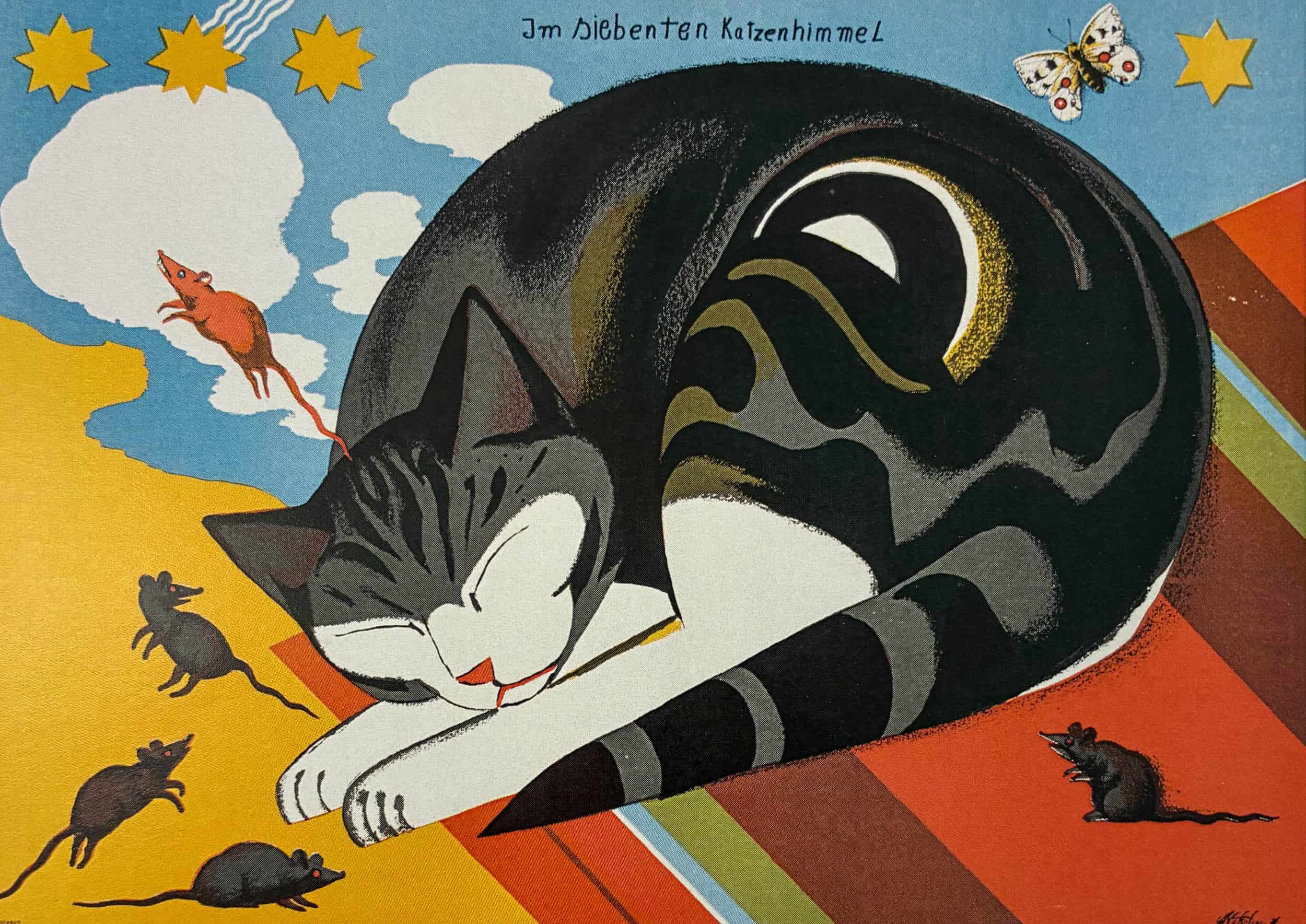 Ketscher Lutz r. - Neujahrswunsch Katze / New Year’s Wish Cat