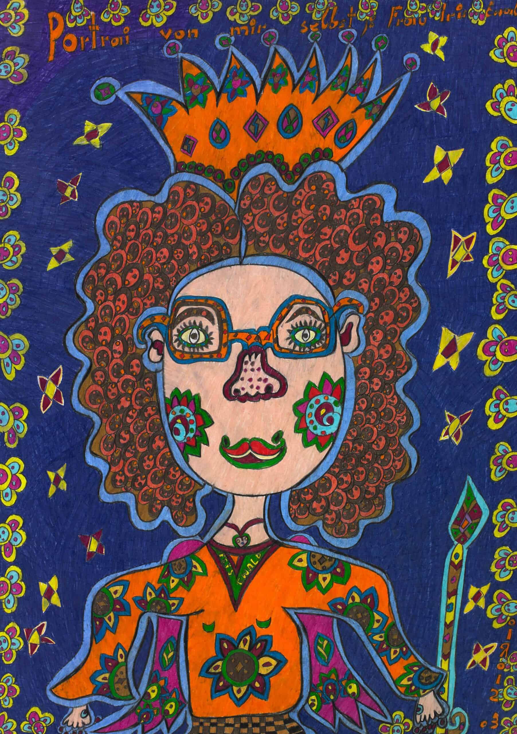 Ewald Iris - Selbstporträt / Self-portrait